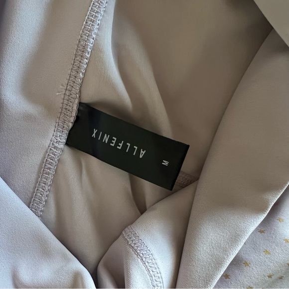 All Fenix NWOT 7/8 Leggings Anthropologie Twilight Blush Pink Allfenix Size M - Picture 8 of 10